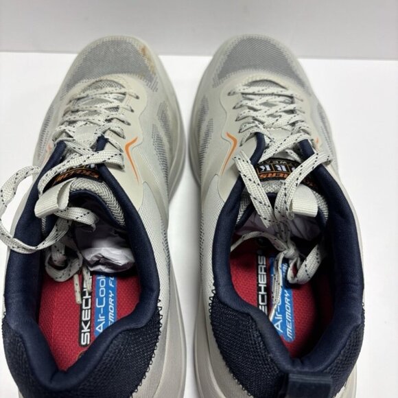 Skechers Men’s Transporter Lite Gray Work Sneakers, Size 11.5 M